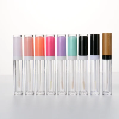 Mini White Color contenitori a labbro lucido stile semplice tubo unico Design tubo in plastica personalizzato con lupploss