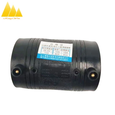  Raccordi per elettro-fusione per tubi per gas in HDPE di buona qualità e vendita a caldo Accoppiatore per elettrofusione