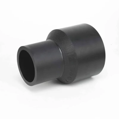 Raccordo per tubi in HDPE accoppiatore di riduzione nero