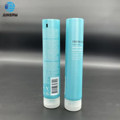 Materiale in polietilene ad alta densità plastica tubi cosmetici con traslucenza bianca In alto