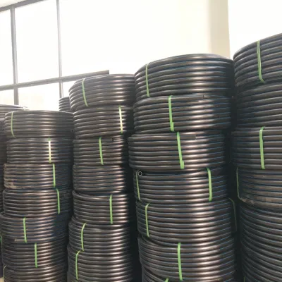  Produttore acqua alimentazione tubo acqua plastica HDPE nero/PE/polietilene flessibile HDPE Tubo per gas/irrigazione/scarico tubo PE