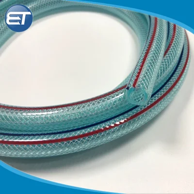 Tubi flessibili e raccordi intrecciati in PVC per l&prime;aria del combustibile in acqua