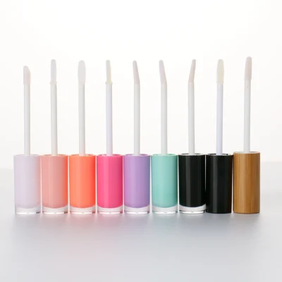 Mini White Color contenitori a labbro lucido stile semplice tubo unico Design tubo in plastica personalizzato con lupploss