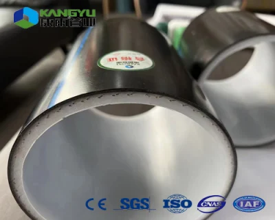 Tubo in HDPE Cina fornitura Pn25 filo telaio scheletro PE composito Tubo in plastica con rete in acciaio