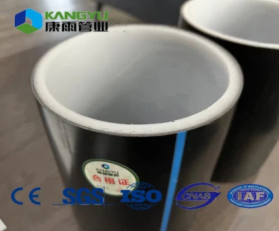 Tubo in HDPE Cina fornitura Pn25 filo telaio scheletro PE composito Tubo in plastica con rete in acciaio