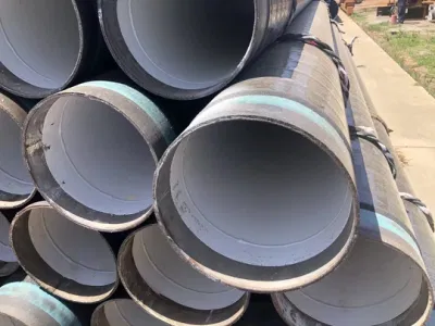 Rivestimento 3PE 2PE rivestito in HDPE tubo in acciaio di lunghezza 5m-14m