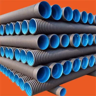 Tubo corrugato a doppia parete in HDPE da 1000 mm per fogne sanitarie Produttore