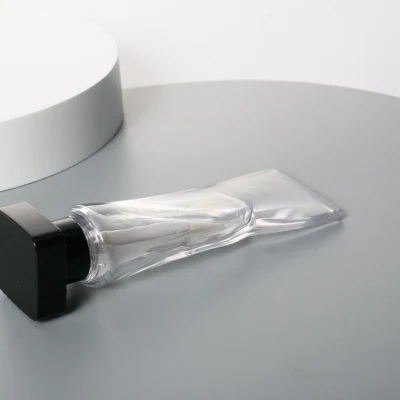 Contenitori opacità quadrati trasparenti ODM e stampa a schermo per imballaggio Tubi in plastica Lipgloss economici