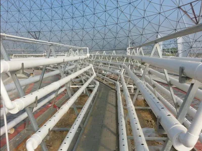 Greenhouse Hydroponics sistema NFT tubo in PVC Hydroponics