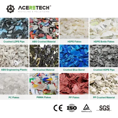 Fiocchi per bottiglie in HDPE BOPP riciclatrice di plastica