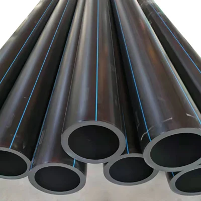 Tubo di alimentazione acqua PE100 in HDPE nero acqua in polietilene ad alta densità Tubi