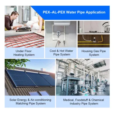 Plastica composita PEX al Pex multistrato sistema di riscaldamento a pavimento acqua/gas Tubo