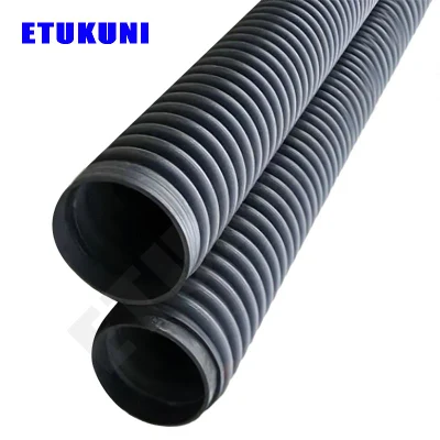 Plastica HDPE a doppia parete avvolgitrice a spirale estrusione tubo corrugato Produzione produzione linea di macchine gamma di utilizzo da -60° C a 40° C