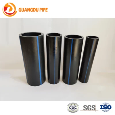 Tubo in polietilene ad alta densità resistente agli urti tubo in HDPE 140 mm