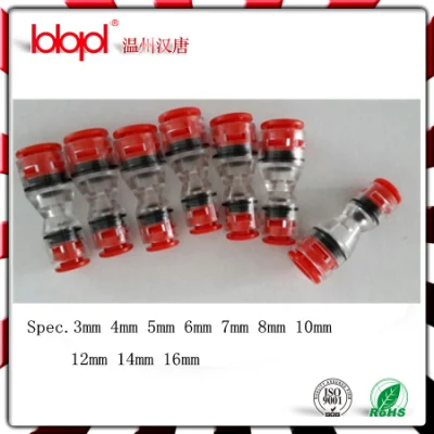 Accoppiatore per tubo 10/8mm micro condotto in HDPE