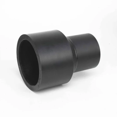 Raccordo per tubi in HDPE accoppiatore di riduzione nero