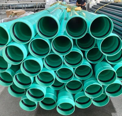  D-3034 F-679 4-7/8&quot; 6&quot; presa campanaria SDR26/PS115 Diamond Sewer in PVC Tubo