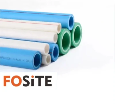 Raccordo per tubi PPR ad alta pressione 100% materia prima 20-160 mm Tubo PPR in PPR di colore blu per approvvigionamento di acqua