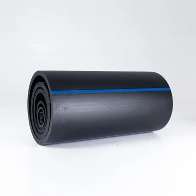 50 mm HDPE Blue Stripe Double Wall corrugato Prezzo fogna HDPE Tubi
