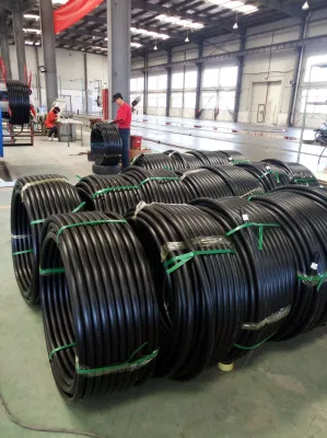 Tubi in plastica per acqua in HDPE (100m un rotolo) per irrigazione agricola