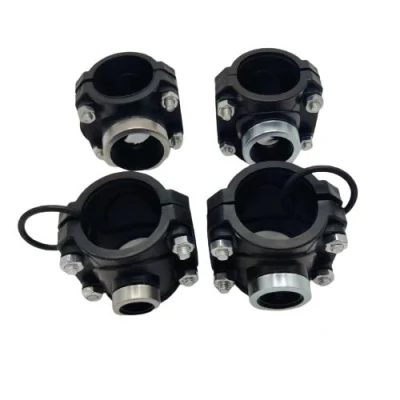  Tubo interno in plastica a sella in HDPE DN50mm ISO CE PP Raccordi giunto di compressione a irrigazione