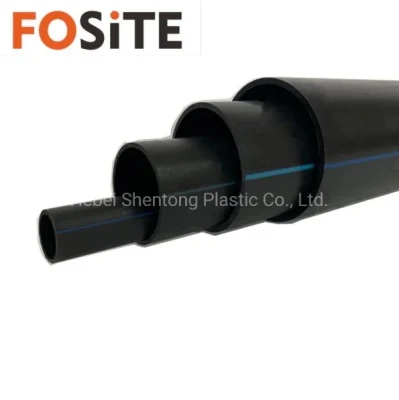 Tubo in HDPE ad alta flessibilità DN100 DN90 od 110 mm 90 mm 500 mm Diametro grande 1200 mm alta qualità per alimentazione acqua in Tubo di irrigazione in HDPE per la Cina