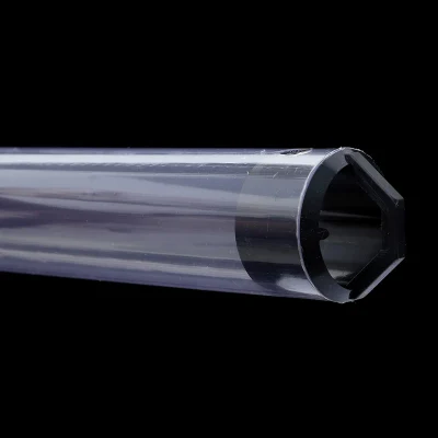Programma per tubi in plastica trasparente per acqua in PVC resistente al freddo e in vendita a caldo 40 tubo in PETG/PC rigido trasparente, biodegradabile in PVC