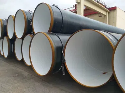 Rivestimento 3PE 2PE rivestito in HDPE tubo in acciaio di lunghezza 5m-14m
