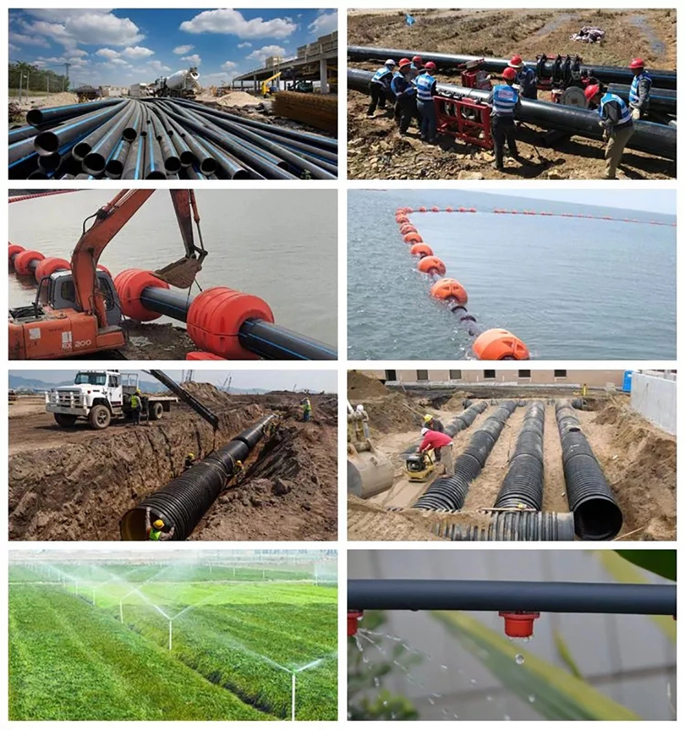 HDPE Plastic Water Pipe for Large Agricultural Planting Sprinkler System