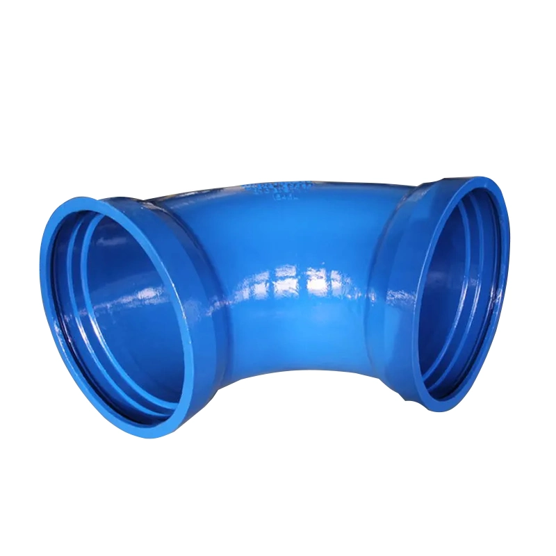 Fusion Bonded Epoxy Power Coating Double Socket Ductile Iron Pipe Fitting