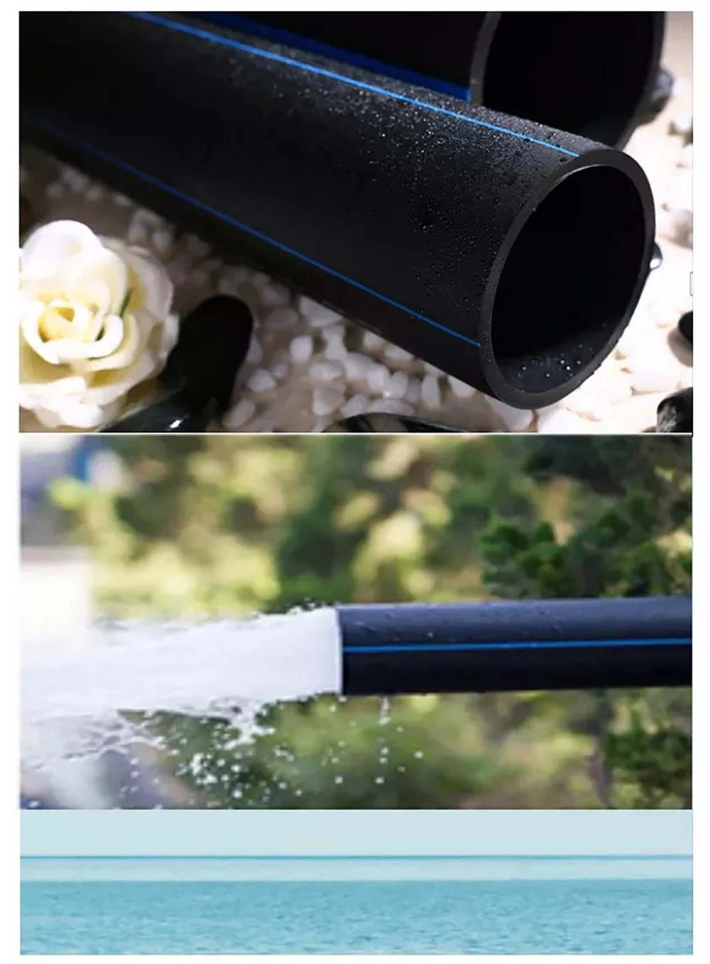 Large Diameter HDPE Water Supply Pipe Supplier