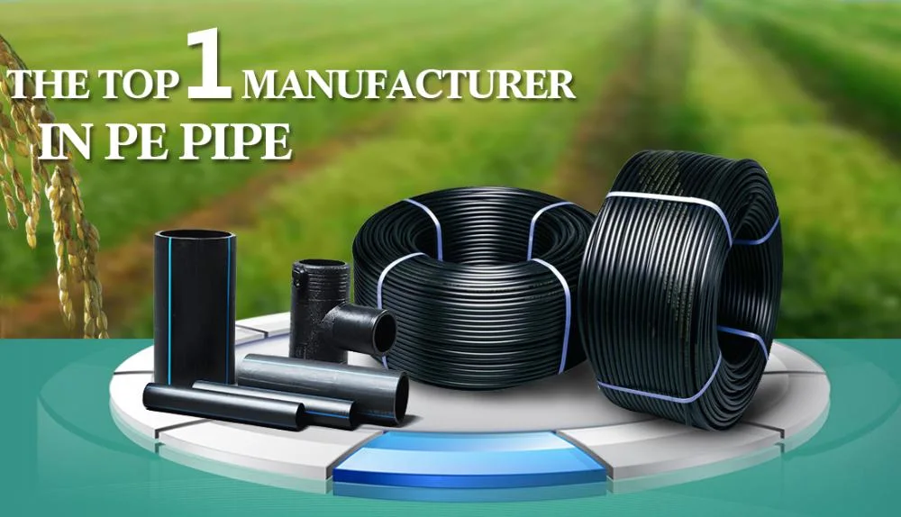 Factory Price DN 280mm-25.4mm SDR11/1.6MPa S5 Poly HDPE Pipe for Water Supply Irrigation Drainage