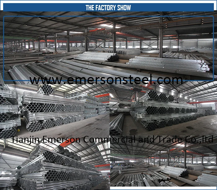 Factory Wholesale Carbon Round Section Galvanized Steel Pipe Price