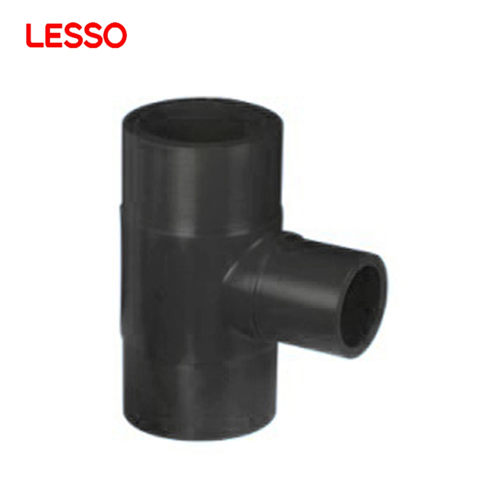 Lesso Reducing Tee PE Water Pipe Socket Fusion Joint Fittings Quick Connector Plastic Conduit Fittings