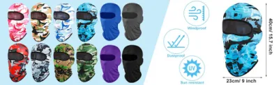Wholesale High Qualtity Fashion Outdoor Cycling Hiking Balaclava Ski Mask 1 Hole Printed Christmas Thermal Hat