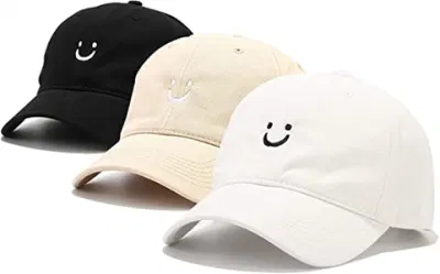  Cotton Baseball Cap Adjustable Low Profile Unstructured Dad Hat for Women Men