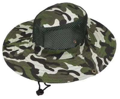 Summer Sun Hat Wide Brim 360 Degree Bask Preventing Waterproof Breathable Fishing Bucket Hat for Men