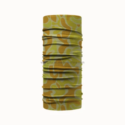 Wholesale Customized Elastic Multifunction Tube Scarf Headwear Camo Seamless Cycling Bandana