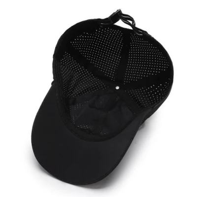 Custom Print Logo Women Blank Plain Polyester Dry Fit Lightweight Perforated Sports Running Caps Baseball Caps