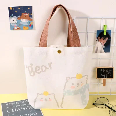 Wholesale Ecofriendly Cheap Factory Child Women Handle Mini Tote Bag