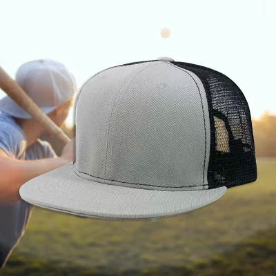 New Vintage Mesh Baseball Hat Sports Caps Fitted Hats Washed Denim Distressed Dad Cap Trucker Ponytail Hat