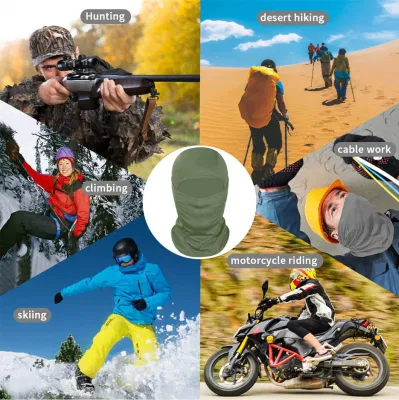 Wholesale High Qualtity Fashion Outdoor Cycling Hiking Balaclava Ski Mask 1 Hole Printed Christmas Thermal Hat