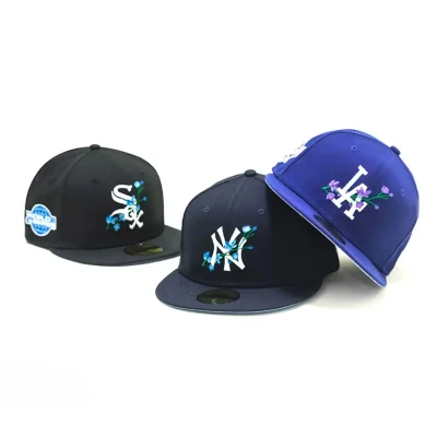 Custom Wholesale Dropshiping 3D Embroidery Logo Structured 6 Panel Baseball Fitted Snapback Sports Caps Hats for Men Women