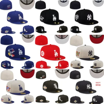 Custom Wholesale Dropshiping 3D Embroidery Logo Structured 6 Panel Baseball Fitted Snapback Sports Caps Hats for Men Women