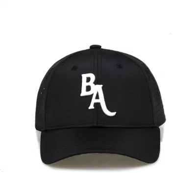 Custom Float Floating Mens Laser Cut Dry Fit Golf Baseball Hats Caps