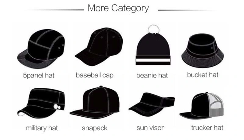 Wholesale Custom Woven Label Cotton Multi-Color Running 5 Panel Camp Cap Hat