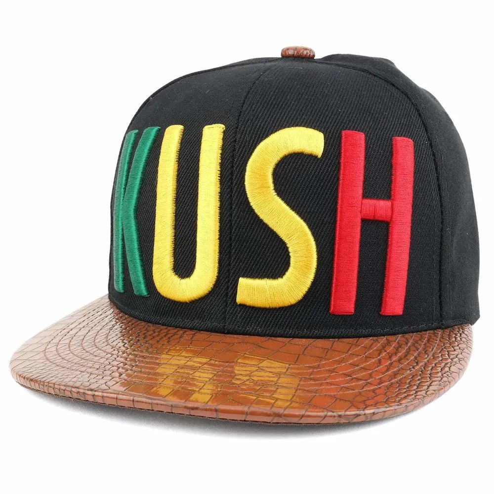 Wholesale 100% Polyester Fashion Adjustable 3D Embroidered Outdoor Hip Hop Visor Puff Snapback Cap