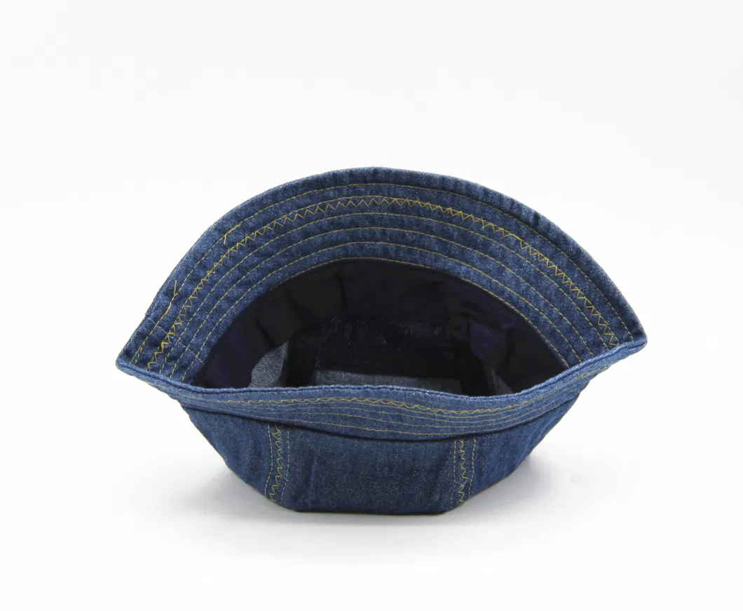 100% Cotton Denim Fabric Children Bucket Hat