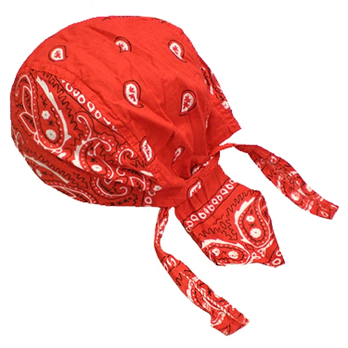 Red Pirate Bandana, Head Scarf (JRO058)