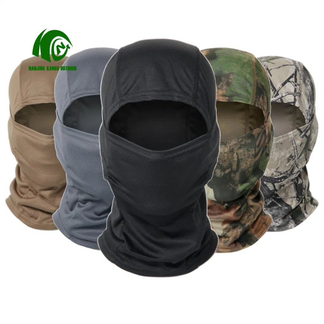 Kango Outdoor Camouflage Breathable Custom Print Balaclava Motorcycle Full Face Balaclava